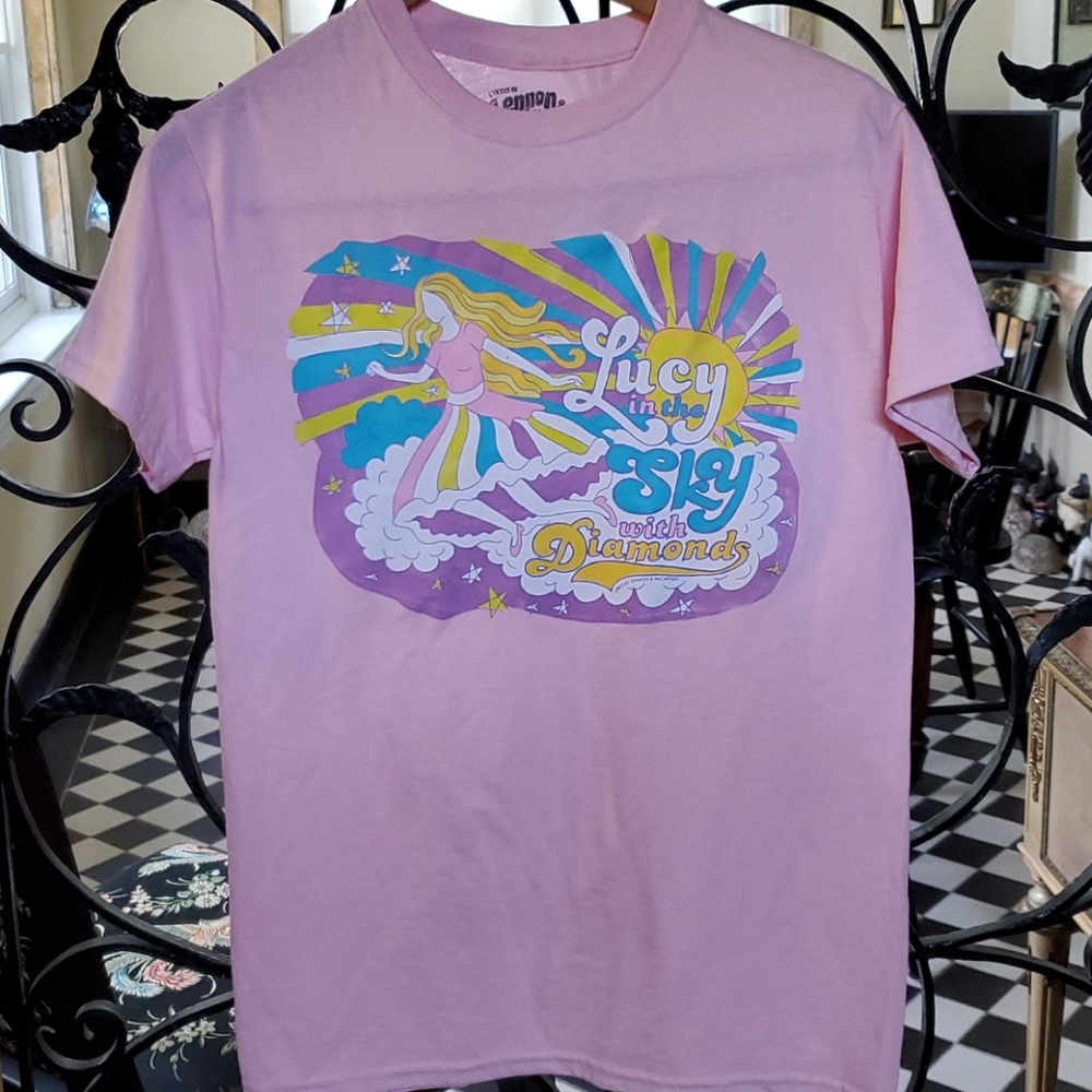 Beatles graphic shirt Lucy in the sky